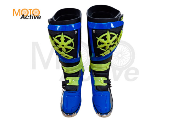 Мотоботы RYO Racing MX7 Enduro (синий/желтый)